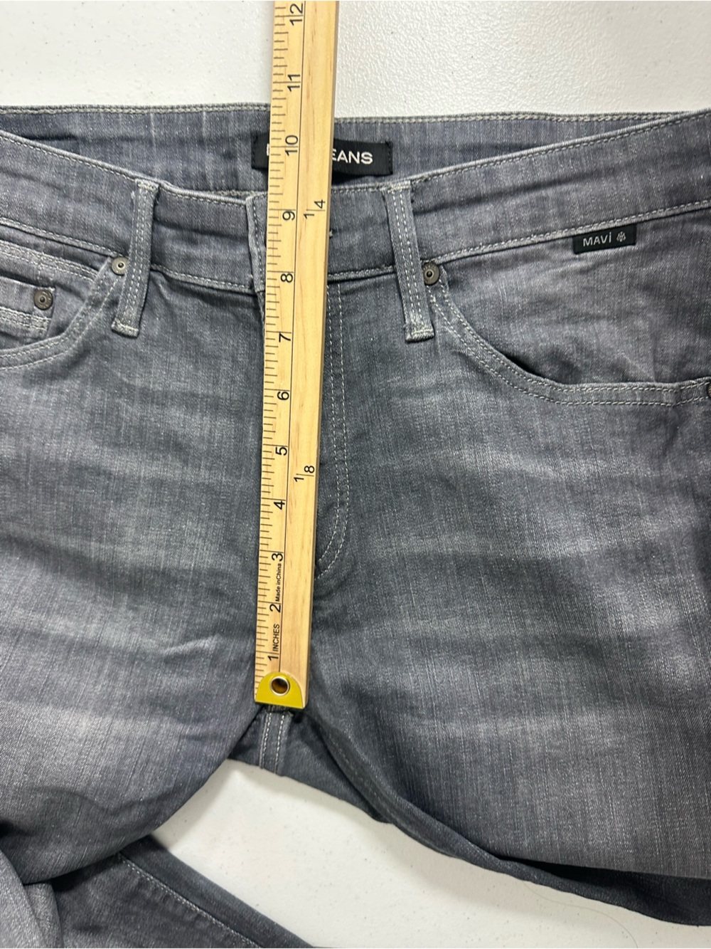 Mavi Jake Slim Leg Jeans Men’s Dark Gray Denim Size 31/30 Stretch - Picture 12 of 14